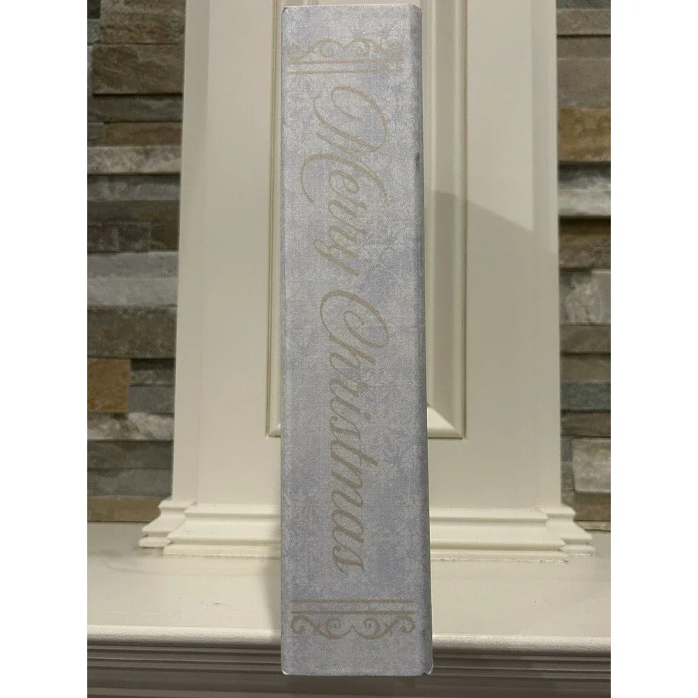 Ashland Christmas Frosted Fairytale Nutcracker Book Box Tabletop Decor 11.5x7”